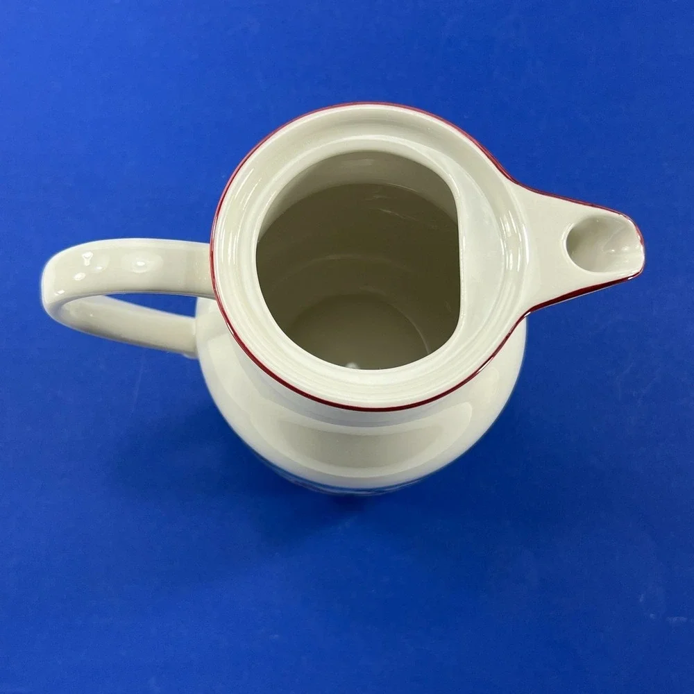 Villeroy & Boch Coffee Pot 1980s Naif Christmas Gerard LaPlau Winter Scenes